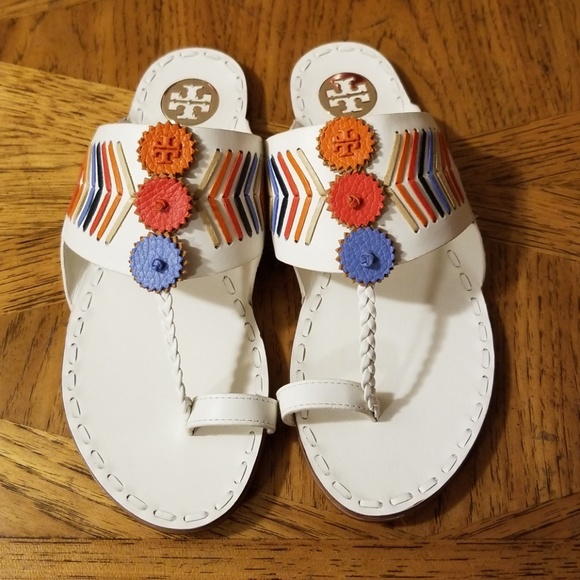 NEW Tory Burch Caylan toe ring sandal. 6.5 - Picture 7 of 11